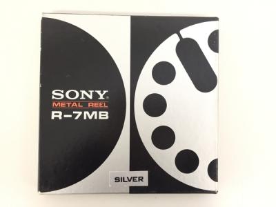 SONY 空リール METEL REEL R-7MB シルバー オープンリール 箱付き 音響