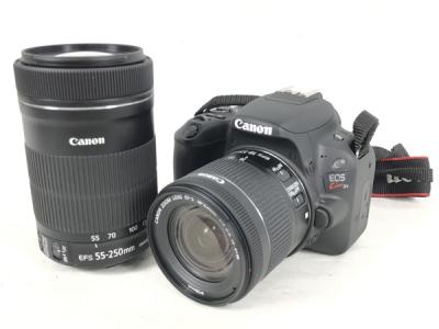 Canon キヤノン 一眼レフ EOS Kiss X9 ダブルズームキット ブラック デジタル カメラ EOSKISSX9BK-WKIT