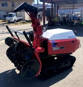 長野 東御市 ワドー 大型ディーゼル 除雪機 SW3312A 33.4馬力 95 長野 東御市 ワドー 大型ディーゼル 除雪機 SW3312A 33.4馬力 95