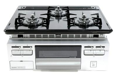 ハーマン DG32Q1VQ1SV ビルトイン ガスコンンロ 都市ガス 水無し片面焼き 60cm幅