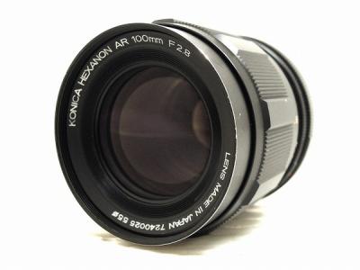 KONICA HEXANON AR 100mm F2.8 カメラ レンズ 機器