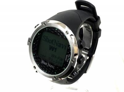 ShotNavi ショットナビ W1-FW ゴルフGPSナビ 腕時計型 ブラック