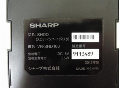 SHARP VR-SHD100(パソコン)の新品/中古販売 | 1581436 | ReRe[リリ]