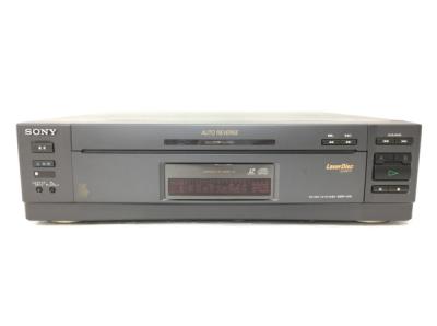 SONY MDP-A10 CD CDV LD プレーヤー レーザーディスク 両面再生 リモコン付き 家電 ソニー