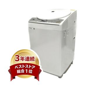 SHARP ES-TX8C-W 縦型 全自動洗濯乾燥機 ホワイト 2018年製 8.0kg シャープ 大型