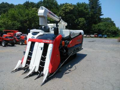 栃木県 小山市 クボタ WR460 コンバイン 211h HST 4条刈 軽油 自動水平 オーガ自動 グレンタンク 農機具