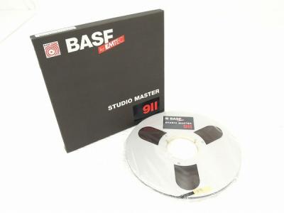 BASF by EMTEC 911 Studio Master 1/4 インチ 2500フィート オープンリール メタルリール