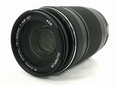 OLYMPUS オリンパス M.ZUIKO DIGITAL ED 75-300mm F4.8-6.7 II カメラ ズームレンズ 望遠 ブラック