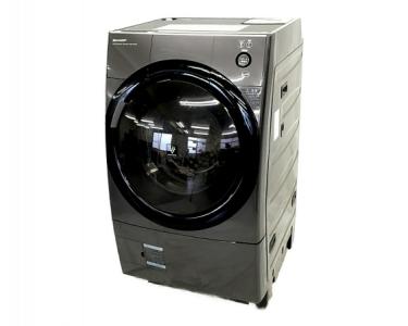 SHARP シャープ ES-Z100-TR プラズマクラスター Ag+ イオンコート 右開き ドラム式 洗濯乾燥機 9kg 2013年製 大型