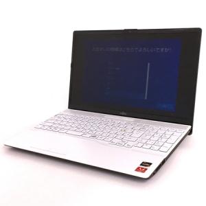 FUJITSU LIFEBOOK FMVA50E1W ノート パソコン PC 15.6型 AMD Ryzen 7 3750H 2.3GHz 8GB SSD256GB Win10 Home 64bit DVD-RW