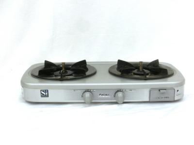 パロマ Paloma PA-28F-4 小2口 ガスコンロ LPガス グリル無