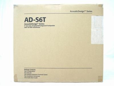 QSC AD-S6T スピーカー ペア Surface Mount Loudspeaker ブラック