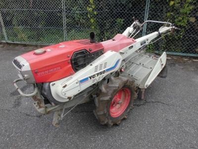 宮崎県発 ヤンマー YC750 歩行 ディーゼル 7.5馬力 耕運機 管理機 歩行型 農業 農機具