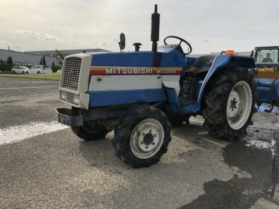 大阪府交野市発 三菱 MT2201D 22馬力 4WD ディーゼル トラクター ニプロ JB-402S 農機具 直