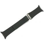 アップル MXAC2FE/A Apple Watch 44mm ブラックレザーループ L バンド