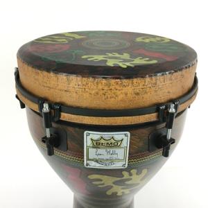 REMO ジャンベ 16インチ　貴重な【Leon Mobley】サイン入り REMO LEON MOBLEY(打楽器)の新品/中古販売 | 1615159 | ReRe[リリ]