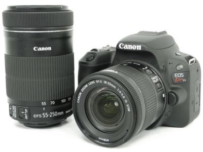 Canon キヤノン 一眼レフ EOS Kiss X9 ダブルズームキット ブラック デジタル カメラ