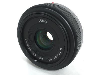 Panasonic パナソニック LUMIX G 20mm/F1.7 II ASPH. H-H020A-B カメラレンズ 単焦点 ブラック