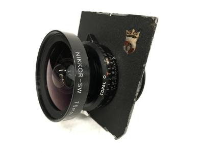 Nikon ニコン NIKKOR-SW 75mm F 4.5 COPAL 大判 カメラ レンズ 機器 光学