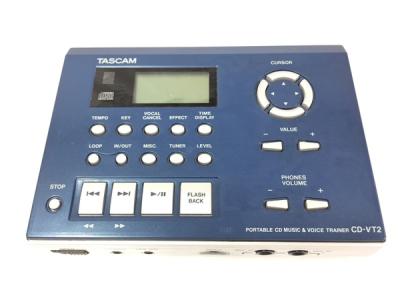 TASCAM ポータブルCDプレーヤー CD-VT2 トレーナー