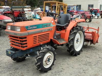 宮城県 加美郡 クボタ トラクター サンシャイン L1-185D 4WD キャノピー 倍速 自動水平 ロータリー 18馬力 農機具 農業機械