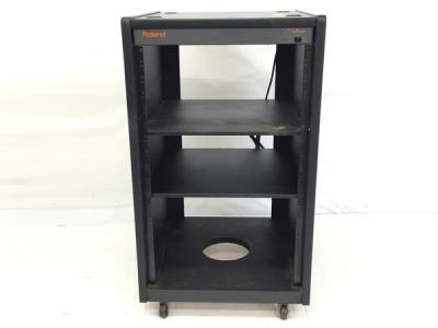 完成品 17Uシステムラック SYR-4200 Roland ローランド 機材 楽器 スチールラック・メタルラック