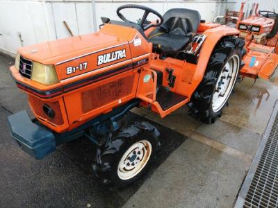 宮城県 加美郡 クボタ ブルトラ B1-17D 4WD 17馬力 510h ディーゼル 自動水平 オート耕深 トラクター 農機具 農業機械