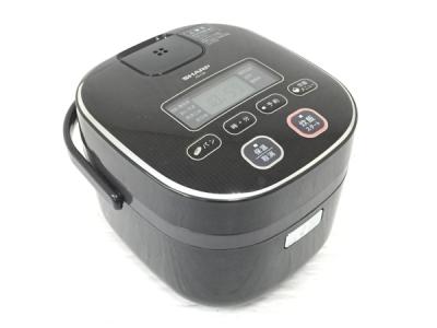 SHARP ジャー 炊飯器 KS-C5K 3合 炊き 黒厚釜 球面炊き 家電 シャープ