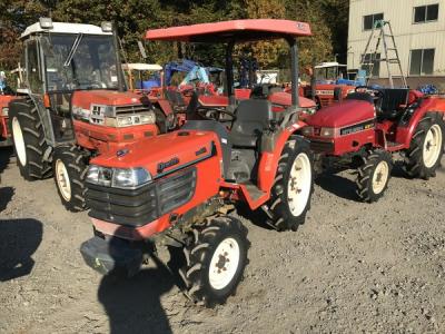 鳥取 米子 クボタ トラクター GB18 324H 18馬力 4WD パワステ 逆転PTO モンロー ロータリー RSP141 装備 農機具 訳有 直