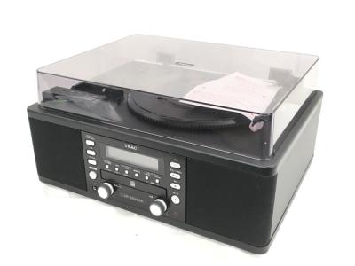 TEAC ターンテーブル CDレコーダー LP-R550USB ブラック