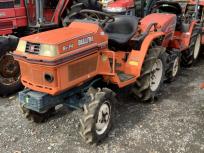 栃木 小山 KUBOTA クボタ B1-14 4WD 14馬力 335h RK1203M ロータリー付 アタッチメント 輸出 トラクタ 車体