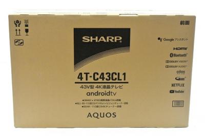 SHARP 4T-C43CL1 4K液晶テレビ シャープ 43V型