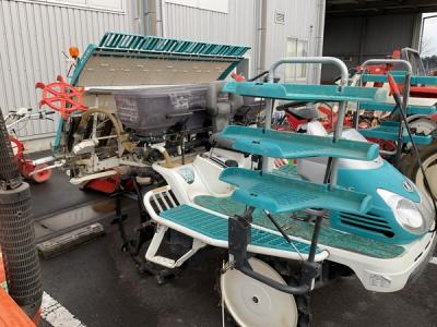 茨城県 土浦市 Kubota クボタ 5条植 田植機 SPU550 HST変速 ガソリン ロータリー式 施肥機 270時間 乗用 農機具