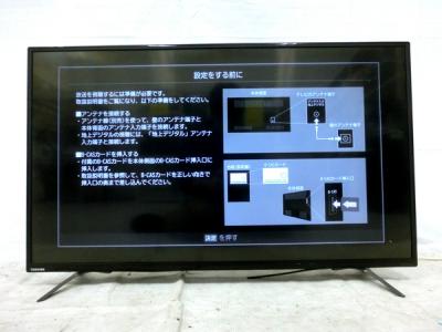 東芝 REGZA 43C310X 43型 液晶 TV 18年 リモコン 付 TOSHIBA