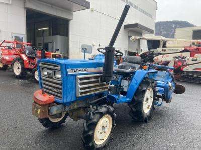 鳥取県 米子市 イセキ TU1400 トラクター ロータリー 722h 乗用 4WD 4駆 エンジン始動OK 輸出 農機具 農業