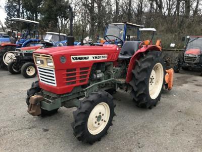 宮城県 ヤンマー YM3110D トラクター ロータリー付 SC1601 約1918h 4WD 31PS ディーゼル 農機具 農業機械