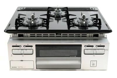 ハーマン DG32Q1VQ1SV ビルトイン ガスコンンロ 都市ガス 水無し片面焼き 60cm幅