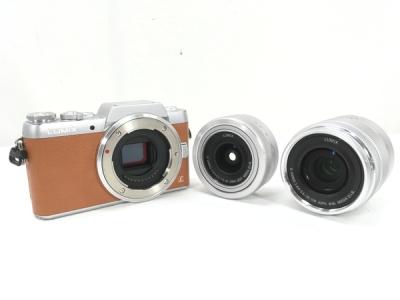 Panasonic パナソニック DMC-GF7W ダブルレンズキット デジタルカメラ デジカメ ミラーレス一眼 ブラウン