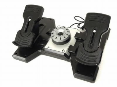 logicool FLIGHT RUDDER PEDALS フライトラダーペダル 操縦機 ゲーム ロジクール