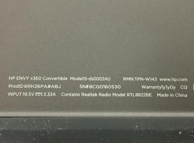 HP HP ENVY x360 Convertible 15-ds0xxx(ノートパソコン)の新品/中古