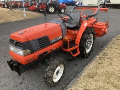 クボタ GL220 BSMARP トラクター 22馬力 4WD パワステ 倍速 自動水平 ロータリー 直