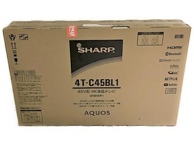 SHARP AQUOS 4T-C45BL1 4Kダブルチューナー内蔵 45型 液晶テレビ
