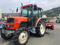 鳥取県 鳥取市 クボタ GM64 QBSMAXL 64馬力 トラクター 自動耕深 倍速ターン 逆転PTO 4WD キャビン ロータリー バックアップ
