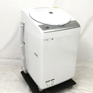 SHARP ES-TX8C-W 縦型 全自動洗濯乾燥機 ホワイト 2018年製 8.0kg シャープ 大型