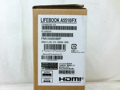 富士通　ノートPC LIFEBOOK A5510/FX FMVA88048P　未使用