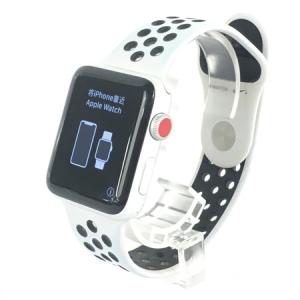 Apple Watch Nike+ Series 3 GPS+Cellularモデル 42mm MQME2J/A ピュアプラチナ/ブラックNikeスポーツバンド