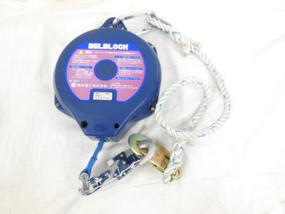 藤井電工 ツヨロン BB-150-SN BELBLOCK ベルブロック ベルト巻取り式 120kg 15m 安全保護具 墜落制止用品
