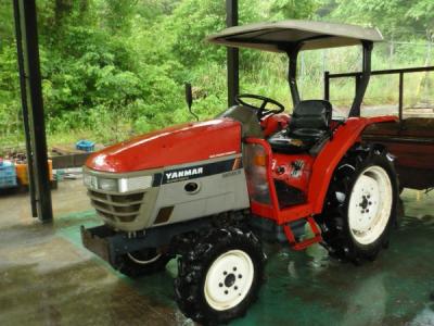 エンジン・動作良好 AF-24 24馬力 ヤンマー パワステ 倍速ターン 逆転PTO 4WD トラクター YANMAR
