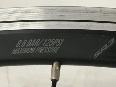 新品未使用 GIANT ジャイアント SR-3 クリンチャー ホイール前後セット