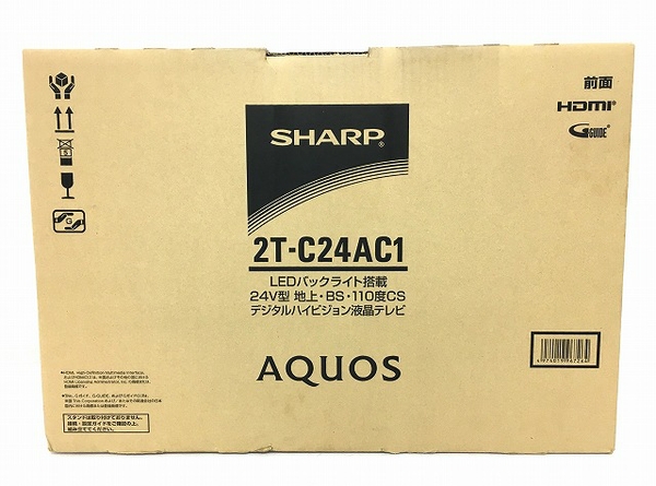 シャープ 2T-C24AC1 液晶テレビ AQUOS 24V型 ハイビジョン画面サイズ24V型